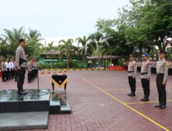 Apel Penerimaan Siswa Latja Diktukba Polri Gel I T.A 2024 SPN Polda Aceh