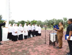 Pj Bupati Aceh Besar Lantik 14 Kepsek SD dan SMP, Ini Harapannya