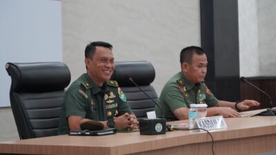 Kasdam IM dan Tim  Itjen Kemhan RI Pimpin Rapat Entry Meeting Penatausahaan Pemanfaatan BMN