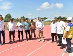 Tinjau Venue PON di Pidie, Pj Gubernur Bustami Ingatkan Marwah Aceh