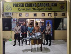 Curi Mesin Speed  Boat di Aceh Besar, Dua Warga Banda Aceh Ditangkap