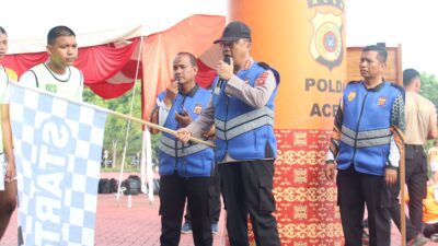 Ikut Tes Jasmani, Calon Bintara Polwan Terima Arahan dari Kabid Humas Polda Aceh