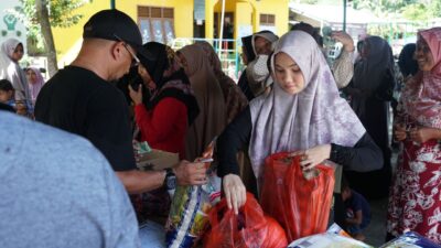 Jelang Idul Adha 1445 H, Warga Lon Asan Rasakan Berkah Pangan Murah Pemkab Aceh Besar
