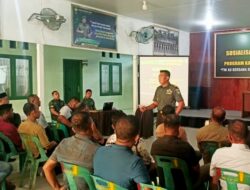 Kodim 0101/Kota Banda Aceh Gelar Sosialisasi Wawasan Kebangsaan Program Bakti TNI Semester I TA 2024