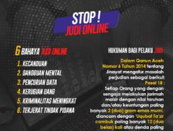 Dirreskrimum Polda Aceh: Perlu Kerja Sama Semua Pihak Berantas Judi Online
