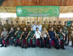 Pererat Silaturahmi, Danrem 012/TU Komsos dengan Aparatur Pemerintahan Nagan Raya