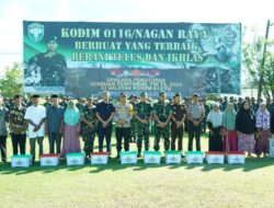 Serbuan Teritorial TNI Korem 012/TU Berakhir dengan Sukses di Nagan Raya