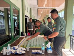 Cegah Narkoba, Korem 012/TU Lakukan Tes Urine untuk Seluruh Personel