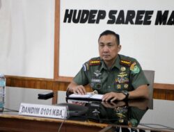 Dandim 0101/Kota Banda Aceh Ikuti Rapat Virtual Program Bersatu dengan Alam dan Rehab RTLH