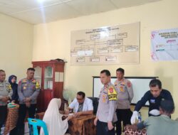 Sambut HUT Bhayangkara ke-78, Polres Aceh Selatan Gelar Bakti Kesehatan