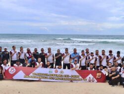 Wujudkan Sinergitas, Pangdam IM Ikut Olahraga Bersama TNI-POLRI Meriahkan HUT Bhayangkara Ke-78