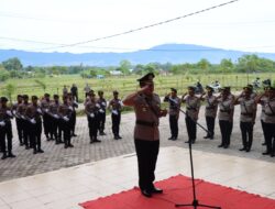 Peringati HUT ke-78 Bhayangkara, Polres Aceh Besar Gelar Upacara Ziarah Makam Dan Tabur Bunga
