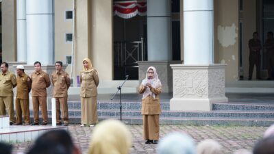 Pemkab Nagan Raya Gelar Apel Gabungan Rutin