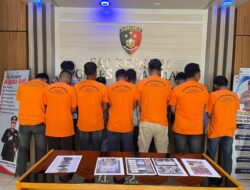 Polres Nagan Raya Amankan 12 Tersangka Pemain Judi Slot dan Sabung Ayam