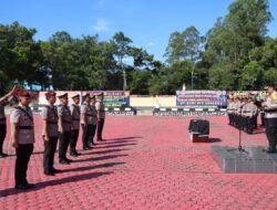 Sejumlah Kasat dan Kapolsek Jajaran Polres Aceh Besar Diserahterimakan