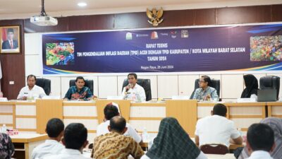 TPID Aceh Gelar Rapat Teknis Pengendalian Inflasi untuk Lima Kabupaten di Nagan Raya