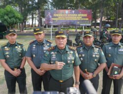 Pangdam IM Pimpin Apel Pemberangkatan Satgas Pam Pulau Kecil Berpenghuni Pulau Simeulue Cut