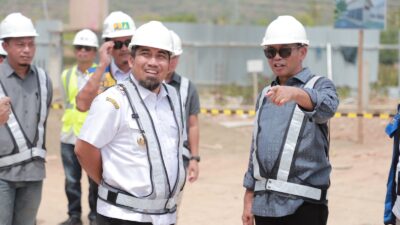 Pj Bupati Iswanto Tinjau Pembangunan Gedung Amanah di KIA Ladong, Ini Harapannya