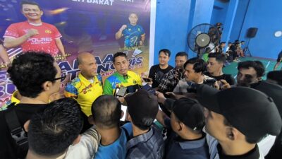Meriahkan Hari Bhayangkara ke-78, Polres Aceh Barat dan PUPR Gelar Turnamen Bulu Tangkis