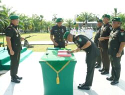 Danrem 012/TU Pimpin Sertijab Dua Dansat