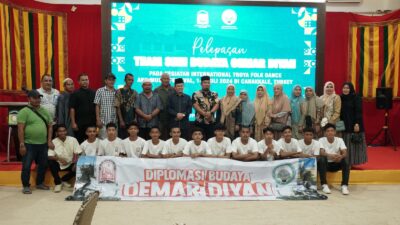 Lepas Tim Seni Budaya Oemar Diyan ke Festival Internasional di Turki, Ini Harapan Pj Bupati Iswanto