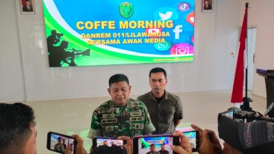 Danrem 011/Lilawangsa akan Tindak Tegas Personel TNI Terlibat Judi Online