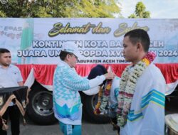 Sambut Kepulangan Atlet dan Arak Piala Bergilir POPDA, Pj Wali Kota: Penantian 12 Tahun