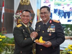 Kasdam IM dan Wakil Ketua Persit KCK Hadiri Upacara dan Syukuran HUT Bhayangkara Ke-78