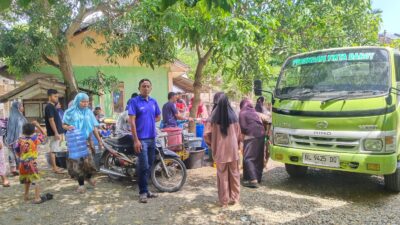 Respon Permintaan Pemkab Aceh Besar, Perumdam Tirta Daroy Bantu Air Bersih untuk Warga Lhoknga