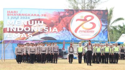 Polres Aceh Singkil Laksanakan Upacara Hari Bhayangkara ke-78