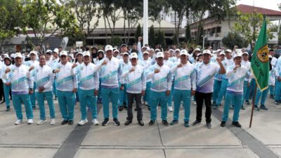 Target Juara Umum, Pj Wali Kota Banda Aceh Lepas Atlet ke POPDA XVII Aceh Timur