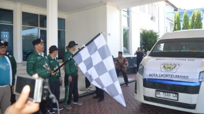 Kontingen Lhokseumawe Target Juara Popda XVII Aceh Timur