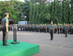 Dandim 0101/Kota Banda Aceh Pimpin Upacara Mingguan dan Lanjutkan Jam Komandan