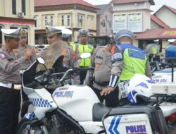 Jelang Operasi Patuh Seulawah 2024, Polres Lhokseumawe Periksa Kendaraan Dinas Satlantas