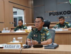 Kasdam IM Ikuti Rakor Kesiapan Pelaksanaan TMMD Ke-121 Kodam IM TA. 2024