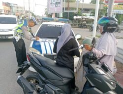 Tingkatkan Kesadaran Berlalu Lintas, Satlantas Polres Lhokseumawe Intensifkan Patroli KTL