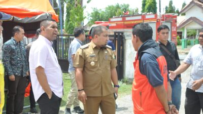 Pj Bupati Iswanto Tinjau Posko Pengendalian Siaga Darurat Kekeringan di Lhoknga