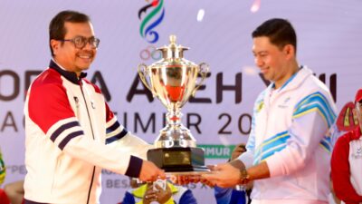 Kontingen Banda Aceh Juara Umum POPDA XVII Aceh Timur