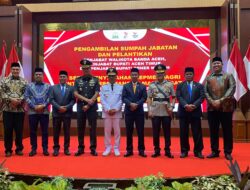 Hadiri Pelantikan Pj Walikota Banda Aceh, Dandim 0101/KBA Ucapkan Selamat