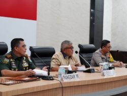 Pangdam IM Bersama Forkopimda Pimpin Rapat Kesiapan Presiden RI Transit di Aceh