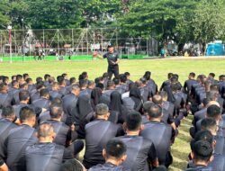 Gelar Olahraga Bersama, Kasdam IM Berikan Pengarahan Kepada Prajurit dan PNS Kodam IM