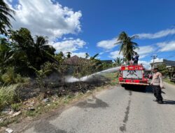 Bakar Sampah Sembarangan, Api Sambar Lahan Warga Montasik