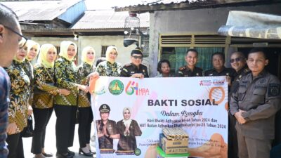 Peringati HBA Ke-64, Kajari Aceh Selatan Anjangsana dan Bakti Sosial
