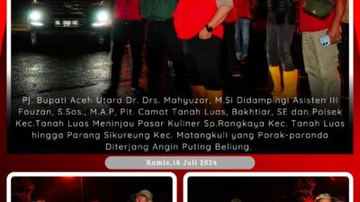 Pj Bupati Aceh Utara Tinjau Korban Angin Badai di Simpang Rangkaya Sangat Singkat