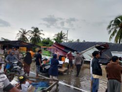 Dampak Hujan Lebat dan Angin Kencang di Tanah Luas Aceh Utara 173 Bangunan Rusak
