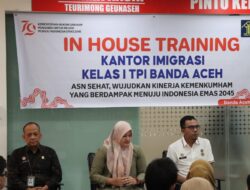 Imigrasi Banda Aceh Gelar In House Training Kesehatan Bagi ASN