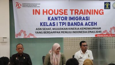 Imigrasi Banda Aceh Gelar In House Training Kesehatan Bagi ASN