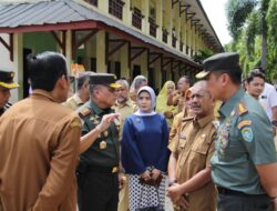 Dandim 0101/KBA Dampingi Pangdam IM Tinjau Mushalla SMP Negeri 1 Banda Aceh