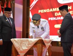 Lantik Pj Bupati Simeulue, Pj Gubernur Ingatkan Pilkada 2024 Berlangsung Sukses