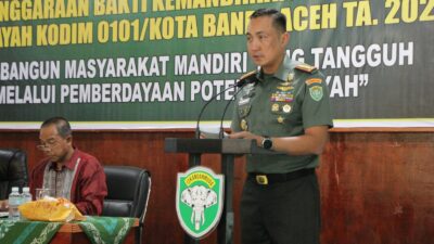 Kodim 0101/Kota Banda Aceh Gelar Kegiatan Bakti Kemandirian Masyarakat 2024